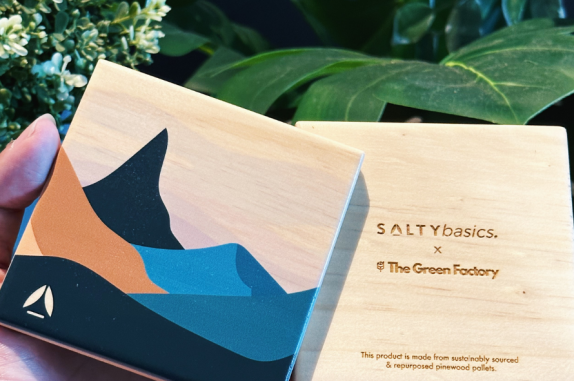 SaltyBasics x The Green Factory Sustainable Coasters